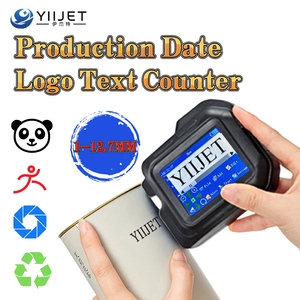 多言語対応 12.7mm ミニポータブルハンドヘルド高速乾燥インク 600DPI インクジェットプリンター プッシュボタン ロゴ日付印字機 フレックス対応 - Product Image 1