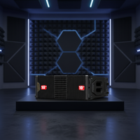 Système de sonorisation professionnel étanche à double ligne de 10 pouces, mono 800W XLR, en contreplaqué, aimant néodyme