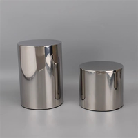 Table à thé/café en acier inoxydable, 37.5x37.5x45cm, ovale, Design minimaliste et moderne, ignifuge, résistant à l'humidité, meubles de salon
