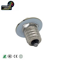 Lampes à points LED RGB en plastique étanche AC24V E10/E14 avec contrôleur DMX pour les éclairages de parcs d'attractions