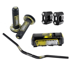 Kit de Manillar de Motocicleta Todoterreno de Aleación de Aluminio PRO, Protector de Pecho Anticolisión, Juego de Empuñaduras de Goma - Product Image 3