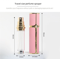 Atomiseur de parfum rechargeable à remplissage inférieur bouteille de parfum vaporisateur de parfum rechargeable étui de pompe à parfum voyage
