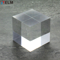 Bloc de cube en acrylique massif ultra-transparent, 98 % de transparence, bloc de cube en acrylique coulé durable