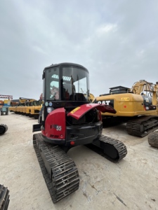 Mini-excavatrice Yanmar Vio55 d'occasion de 5,5 tonnes, système hydraulique d'origine, économie d'énergie, petite pelle Yanmar Vio55 à vendre. - Product Image 6