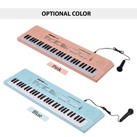 61 Key Electronic Keyboard Piano Musical Instrument with Microphone Dual Power Mode Portable Music Piano Keyboard