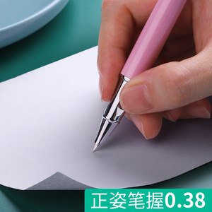 Deli Metal Fountain Pen S270 0.38mm Standard Nib Ink Absorption For Calligraphy Practice - Product Image 3