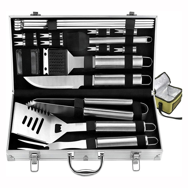 24 Pcs Stainless Steel Grill Utensil