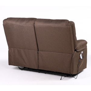 आधुनिक लिविंग रूम टू-सीटर इलेक्ट्रिक रिक्लियर सोफा 8-पॉइंट मालिश और गर्म कारखाने थोक खंड के साथ - Product Image 6