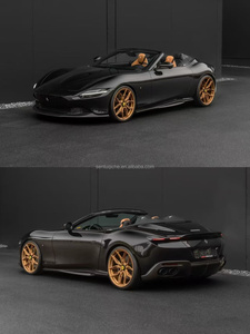 Kit carrosserie en fibre de carbone sèche pour Ferrari Roma : Lame avant, diffuseur, spoiler, jupes latérales, pare-chocs Roma, pièces automobiles Roma - Product Image 4