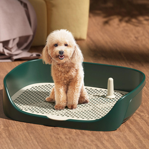 Inodoro portátil para perros, orinal para perros, caja de arena para entrenar, antisalpicaduras, inodoro para mascotas, herramienta de limpieza para cachorros y gatitos - Product Image 1
