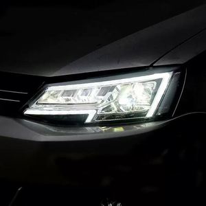 MJ per <span class=keywords><strong>Volkswagen</strong></span> <span class=keywords><strong>Jetta</strong></span> 6a Generazione Faro <span class=keywords><strong>2011</strong></span>-2018 <span class=keywords><strong>Jetta</strong></span> MK6 Lampada Frontale LED Aggiornamento Design A4 Faro VW Accessori <span class=keywords><strong>Jetta</strong></span> - Product Image 3
