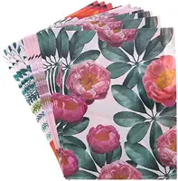 Conjunto de Sobres de papel de papelería de acuarela de alta calidad, papel de flores de impresión con sobres florales de escritura de letras