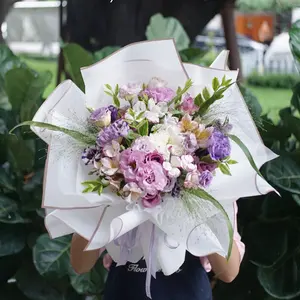 Sinowrap อุปกรณ์จัดดอกไม้กันน้ำบรรจุภัณฑ์ช่อดอกไม้กระดาษห่อ