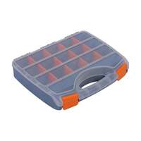 Boîte de rangement portable multi-compartiments pour outils de réparation DIY, avec fermoir de verrouillage, pour petites pièces