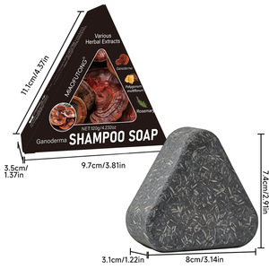 usma grass & platycladus orientalis shampoo bar anti-hair loss hair growth <b>soap</b> strengthens roots natural herbal shampoo <b>soap</b> - Product Image 4
