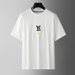 T-shirt en coton à manches courtes, shorts d'été, vêtements pour hommes, t-shirt pour hommes - Product Image 1