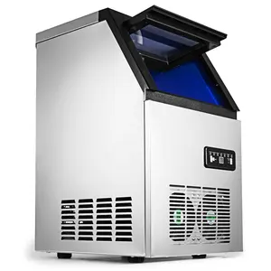 Digital 130 kg superventas comercial mini máquina de hacer hielo en cubitos de alta calidad