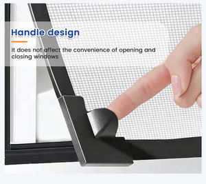 Moustiquaire magnétique moderne pour fenêtres, idéale pour fenêtres suspendues simples ou doubles - Product Image 2