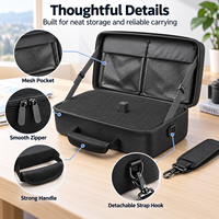 Étui de rangement rigide en EVA durable, résistant aux chocs, sac à outils portable pour appareils électroniques d'extérieur, organisateur d'accessoires d'appareil photo