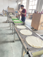 Machine automatique motorisée pour la fabrication de rouleaux de printemps/lumpia, en acier inoxydable SUS304, haute capacité, pour four à gaz