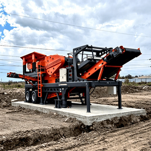 Impianto Mobile di Frantumazione a Mascelle su Pneumatici da 200t/h, Macchina Portatile per Vaglio e Frantumazione per Estrazione Mineraria con Servizio di Supporto CE ISO - Product Image 3