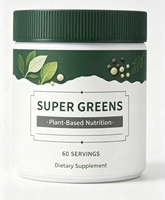 Complément alimentaire instantané en poudre sans gluten pour adultes, à base de superaliments, de super-herbes, de collagène et de café, pour la beauté et le soutien immunitaire, marque privée OEM/ODM