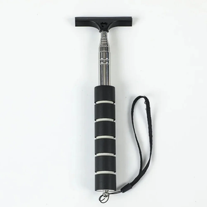 Limpiador telescópico de espejos retrovisores – Raspador de nieve y hielo para parabrisas, escobilla limpiaparabrisas para espejos laterales – Escobilla y cepillo de doble cara – - Product Image 2