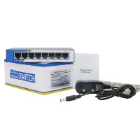 Commutateur réseau Gigabit Ethernet non géré 8 ports ZX-G1008D à prix d'usine, haute performance 16 Gbit/s, non bloquant, full-duplex
