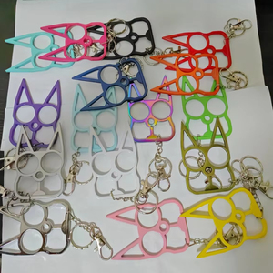 <span class=keywords><strong>2025</strong></span> mới blnieece xách tay thép không gỉ <span class=keywords><strong>Keychain</strong></span> dễ thương mèo cô gái thiết kế màu sắc khác nhau bán buôn cho phụ nữ - Product Image 1