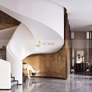 Muro Cortina Decorativo de Acero Perforado con Corte Láser J197, Personalizado para Fachada de Edificio - Product Image 2