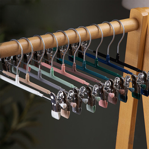 Đa Stackable Tiết Kiệm Không Gian Móc Kim Loại Váy Móc Có Thể Điều Chỉnh Clip Cho Váy Quần Móc Áo Với Clip - Product Image 6