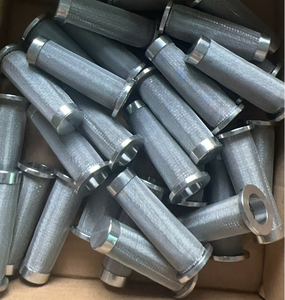 Cartouche tissée industrielle de maille de cylindre de filtre d'acier inoxydable pour la filtration liquide Filtration industrielle en métal de pompe à moteur - Product Image 1