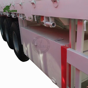 Semi-remorque à ridelles 3 essieux 45 tonnes avec revêtement anti-UV pour <span class=keywords><strong>transport</strong></span> longue distance en zone désertique - Product Image 5