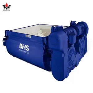 BHS concrete mixer New designed factory price small twin shaft double shaft concrete Mixer for sale