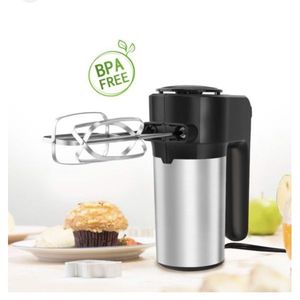 Batteur électrique en acier inoxydable 500W sans BPA, mixeur de cuisine pour mélanger la pâte à gâteau - Product Image 1