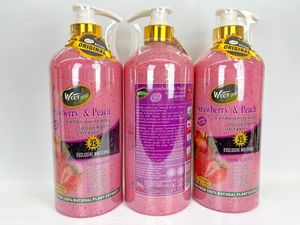 สครับขัดผิวกายผสมขมิ้น VC ขนาด 1000 มล. ขายส่ง เจลอาบน้ำทำความสะอาดผิว บำรุงผิวให้ชุ่มชื้น กระจ่างใส - Product Image 6