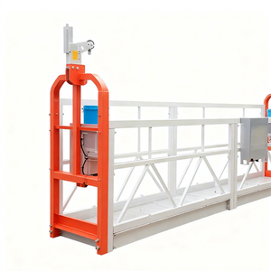 Plateforme suspendue <span class=keywords><strong>de</strong></span> haute qualité WU Feng en aluminium et acier, nacelle <span class=keywords><strong>de</strong></span> chantier, plateforme oscillante pour la maintenance des bâtiments, capacité nominale <span class=keywords><strong>de</strong></span> 630 kg - Product Image 1