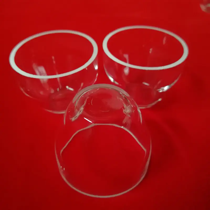 Chịu Nhiệt Độ Cao Hợp Nhất Silica Quartz Glass Crucible Cho Phòng Thí Nghiệm