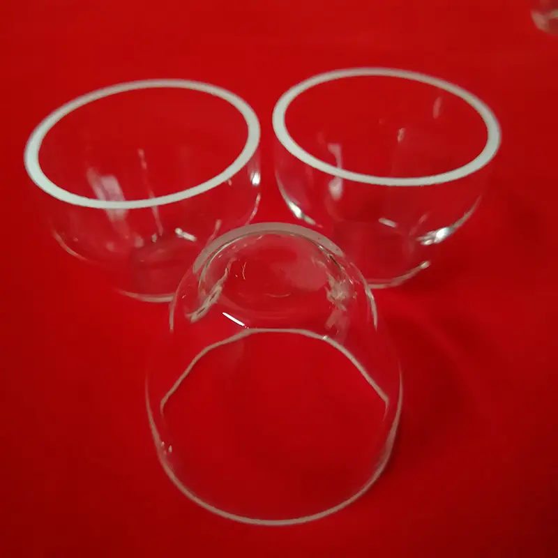 High temperature resistance fused silica quartz glass crucible for lab