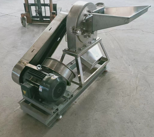 Mesin bubuk cabai Pulverizer industri makanan bubuk prosesor gula garam penggiling Stainless Steel Motor otomatis - Product Image 3