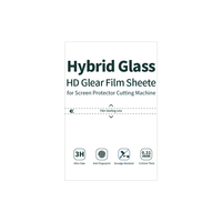 Protection d'écran en verre hybride anti-rayures à bords incurvés 3D de qualité supérieure pour Samsung S24 S23 Ultra, anti-traces de doigts