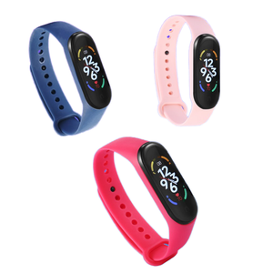 Pulsera Inteligente Android Square, Monitor de Ritmo Cardíaco y Presión Arterial, Reloj Inteligente con Carcasa de Aleación Resistente al Agua IP67 y Silicona - Product Image 3