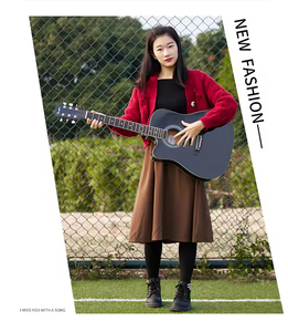 <span class=keywords><strong>Guitarra</strong></span> Clásica Acústica de 41 Pulgadas, para Zurdos, <span class=keywords><strong>con</strong></span> Acabado Brillante, de Alta Calidad, Servicio OEM, para Principiantes, Adultos y Niños - Product Image 6