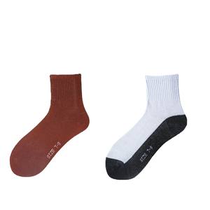 جوارب كاحل للرجال من القطن والبوليستر ماصة للعرق بيضاء غير رسمية للصيف جوارب عصرية بشعار الشارع - Product Image 4