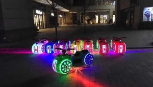 Coche Eléctrico de Juguete <span class=keywords><strong>Kidzone</strong></span> para Niños - Parque de Trampolines de Fibra de Vidrio al Aire Libre con Batería y Música - Product Image 6