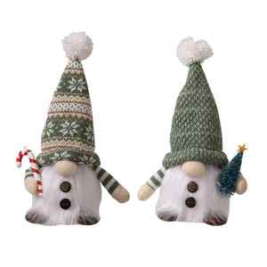 แถบหมวกผ้ากำมะหยี่ไฟตกแต่งคริสต์มาสใหม่ที่ถืออ้อยถือเข็ม<span class=keywords><strong>สน</strong></span>การแสดงหน้าต่างรูดอล์ฟ - Product Image 2