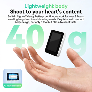 Moniteur Selfie Mobile avec Écran de 2 Pouces et Batterie Intégrée de 400 mAh Compatible avec <span class=keywords><strong>iPhone</strong></span>, Android et pour la Diffusion en Direct sur YouTube - Product Image 6