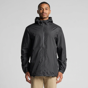 Chaqueta Impermeable Acolchada Transpirable y Ecológica para Hombre, sin Capucha, Color Sólido, Cierre de Cremallera, Exterior de Poliéster, para Primavera - Product Image 1
