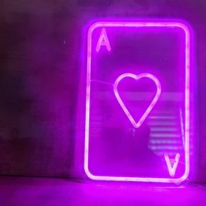 Lámpara Decorativa Acrílica con Luz de Neón de Cartas de Póquer LED Personalizable - Product Image 6