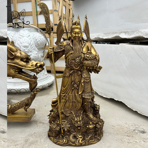 Blve Tùy Chỉnh Bức Tượng Điêu Khắc Hình Trung Quốc Võ Saint Quan Vũ Kwan Kung Cuộc Sống Kích Thước Đồng Thau Quan Công Tượng - Product Image 6